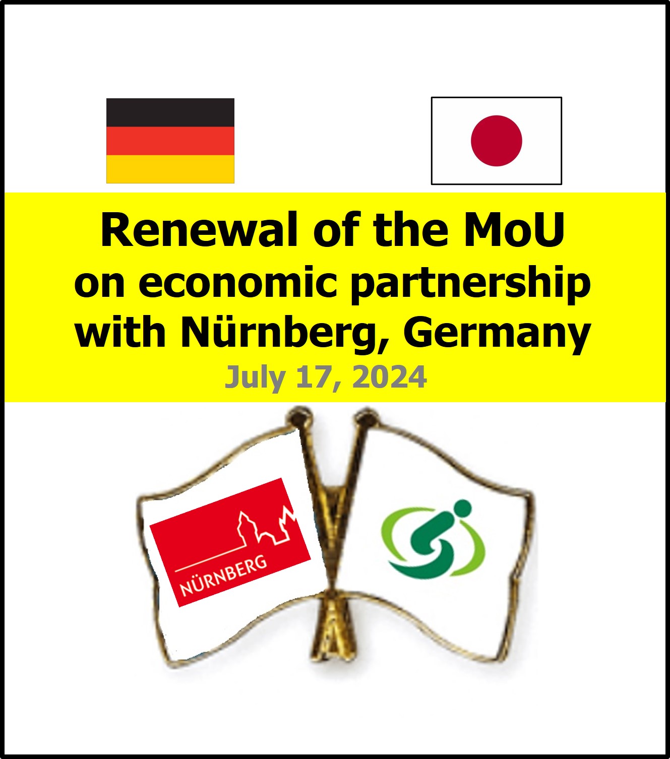 Renewal of the MoU  on economic partnership  with Nürnberg, Germany